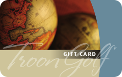 Example of older Troon Gift Card